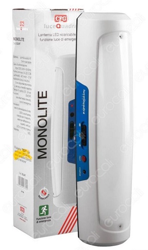 Lampada Emergenza LED 480 Lumen Monolite